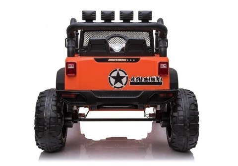Auto na akumulator Jeep JC666 Pomarańczowy LEAN CARS