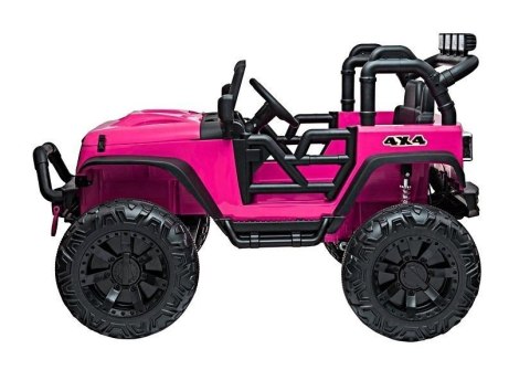 Auto na akumulator Jeep JC666 Różowy Lakierowany LEAN CARS