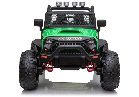 Auto na akumulator Jeep JC666 Zielony LEAN CARS