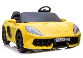 Auto na akumulator YSA021A Żółty Lakierowany LEAN CARS