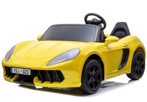 Auto na akumulator YSA021A Żółty Lakierowany LEAN CARS