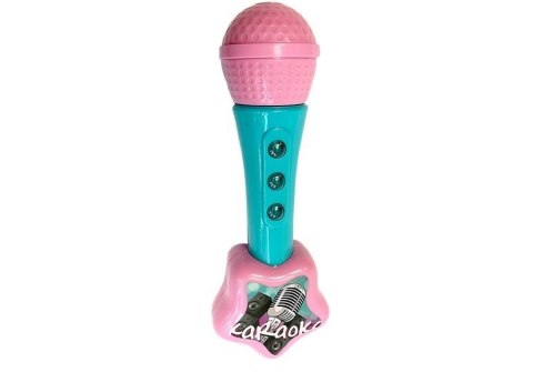 Gitara Z Mikrofonem Zestaw Do Karaoke Światła Dźwięki LEAN Toys