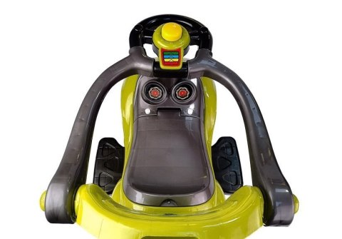 Jeździk z Pchaczem Mega Car 3w1 Żółty LEAN CARS