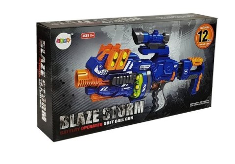 Pistolet Karabin na Piankowe Kulki Blaze 12 sztuk LEAN Toys