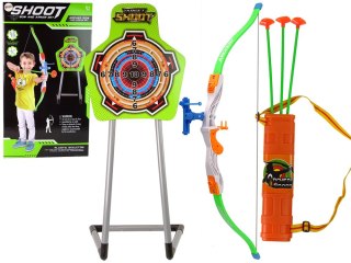 Zestaw Strzelecki Łuk Tarcza Kołczan Strzały LEAN Toys
