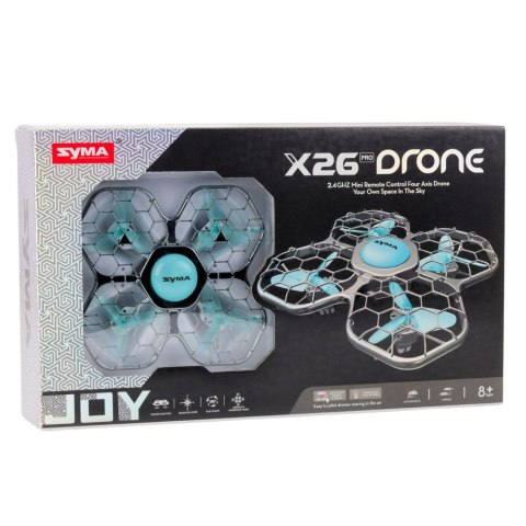Dron Zdalnie Sterowany RC Syma X26 PRO Akrobacje Światła LED WIFI LEAN Toys