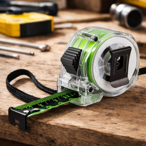 Taśma Miernicza Fluorescencyjna Miarka Zwijana 5m 25mm LEAN