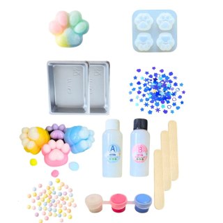 Zestaw Kreatywny DIY Do Tworzenia Gniotków Gniotek Kocia Łapka LEAN Toys