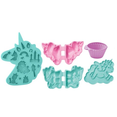 Zestaw Kreatywny DIY Masa Plastyczna Jednorożec Foremki Akcesoria LEAN Toys