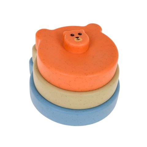 Zestaw Miękkie Klocki Sensoryczne Edukacyjne EKO Guma Zwierzęta 18 el. LEAN Toys