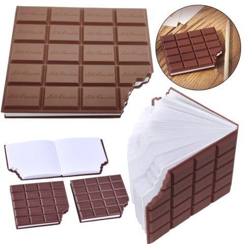 Notatnik Szkolny Biurowy Czekolada Bezliniowy Pachnący Brązowy LEAN