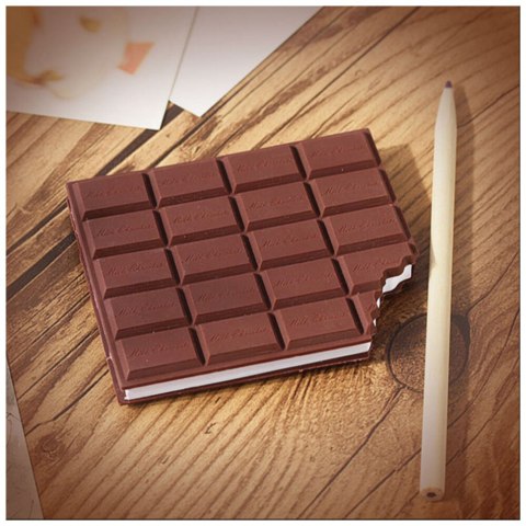 Notatnik Szkolny Biurowy Czekolada Bezliniowy Pachnący Brązowy LEAN