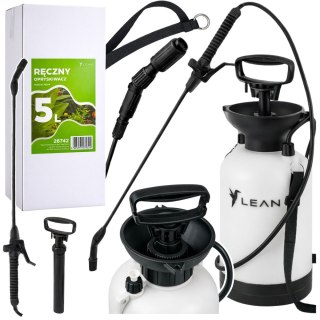 Ręczny Opryskiwacz Ciśnieniowy Do Podlewania Nawożenia Opryskiwania LEAN 5L LEAN