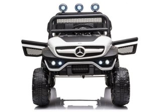 Pojazd na Akumulator Mercedes Unimog S Biały LEAN CARS
