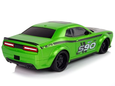Zdalnie Sterowane Auto Sportowe 1:24 Wyścigi Zielony LEAN Toys