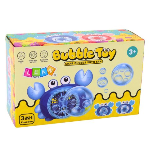 Krab Maszyna Do Robienia Baniek Mydlanych Krab Generator Do Wanny LEAN TOYS