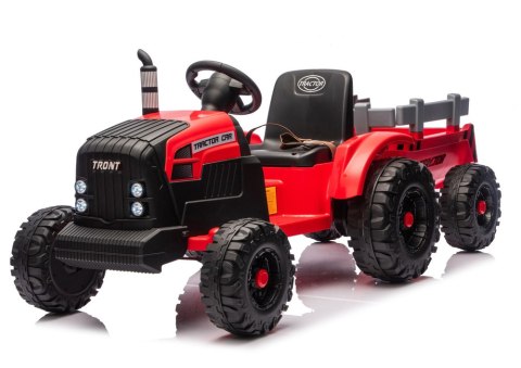 Traktor Na Akumulator CH9959B Z Przyczepą Czerwony 24V LEAN CARS