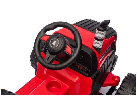Traktor Na Akumulator CH9959B Z Przyczepą Czerwony 24V LEAN CARS