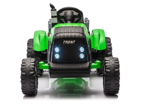 Traktor Na Akumulator CH9959B Z Przyczepą Jasno Zielony 24V LEAN CARS