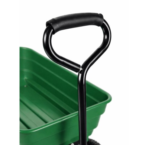 Wózek Ogrodowy Transportowy Wyjmowana Odchylana Taca Zielony 120 kg LEAN