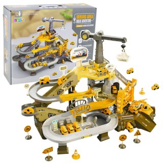 Zestaw Interaktywny Parking Górniczy Tor Pojazdów Budowlanych Kopalnia LEAN Toys