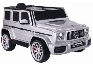 Auto Na Akumulator Mercedes G63 S306-1 Srebrny LEAN CARS
