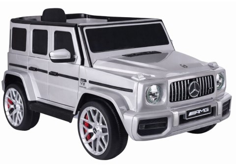 Auto Na Akumulator Mercedes G63 S306-1 Srebrny LEAN CARS