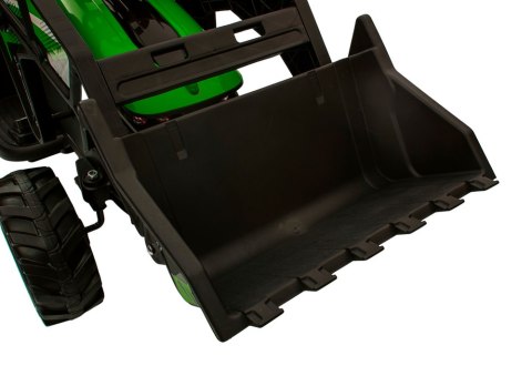 Koparka Z Naczepą Na Akumulator SX2068 Zielona LEAN CARS