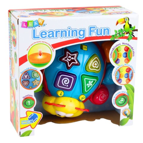 Zabawka Interaktywna Biedronka Uciekający Robaczek Światła Dźwięki LEAN Toys