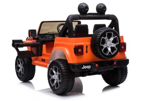 Auto na Akumulator Jeep Rubicon 4x4 Pomarańczowy LEAN CARS