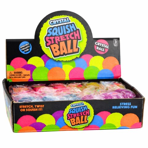 Gniotek Antystresowy Sensoryczny Do Ugniatania Ściskania 6cm Mix LEAN TOYS