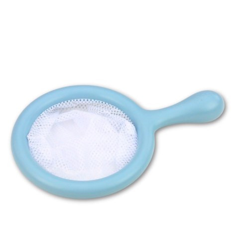 Zestaw Zabawki Do Kąpieli Łowienia Gumowe Zwierzątka Sitko Pastelowe 4 el. LEAN Toys