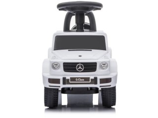 Jeździk Mercedes G-Class 652 Biały Dźwięk Klaksonu Silnika LEAN CARS