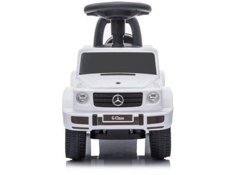 Jeździk Mercedes G-Class 652 Biały Dźwięk Klaksonu Silnika LEAN CARS