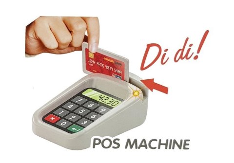 Zestaw Supermarket Koszyk Sklepowy Waga Czytnik Kart Skaner LEAN Toys