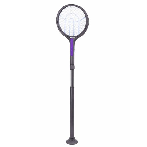 Rakieta Owadobójcza Elektryczna Teleskopowa 2w1 Lampa Na Muchy Komary LEAN