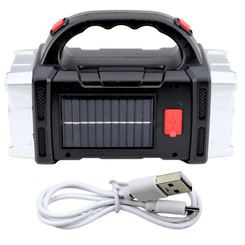 Wielofunkcyjna Latarka Solarna Szerokokątna LED HB-1678 38W LEAN