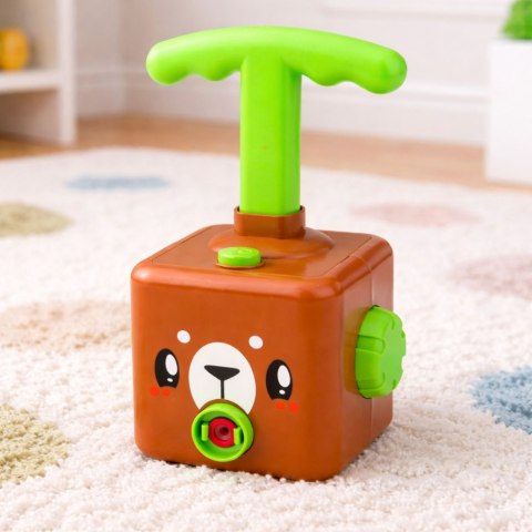 Wyrzutnia Balonów Autek Zabawka Edukacyjna Dla Dzieci Miś LEAN Toys