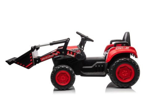 Traktor Na Akumulator Z łyżką BW-X002A Czerwony LEAN CARS