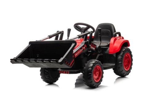 Traktor Na Akumulator Z łyżką BW-X002A Czerwony LEAN CARS