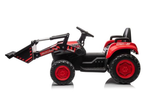 Traktor Na Akumulator Z łyżką BW-X002A Czerwony LEAN CARS