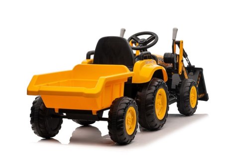 Traktor Na Akumulator Z łyżką BW-X002A Żółty LEAN CARS