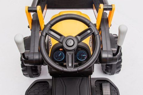 Traktor Na Akumulator Z łyżką BW-X002A Żółty LEAN CARS