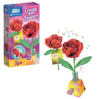 Idea Art Zestaw Kreatywny Mini Fabryka Kwiatów Róża Clementoni 18168 Clementoni