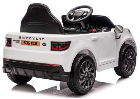 Pojazd Na Akumulator Land Rover Discovery DLS-K06 Biały LEAN CARS