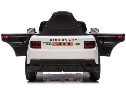 Pojazd Na Akumulator Land Rover Discovery DLS-K06 Biały LEAN CARS