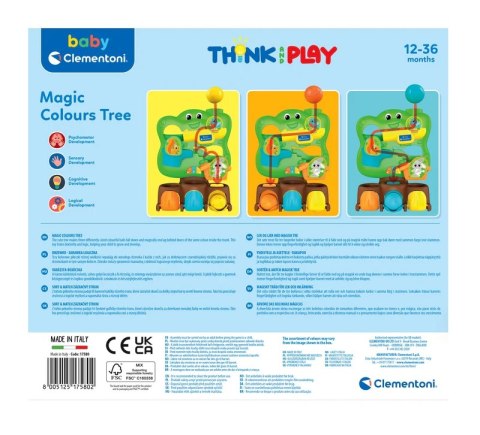 Zabawka Logiczna Magiczne Kolorowe Drzewo Piłeczki Clementoni 17580 Clementoni