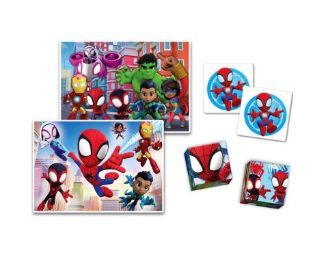 Zestaw Edukacyjny Puzzle Memo Klocki MARVEL SPIDEY Clementoni 18295 Clementoni