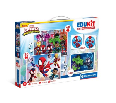 Zestaw Edukacyjny Puzzle Memo Klocki MARVEL SPIDEY Clementoni 18295 Clementoni