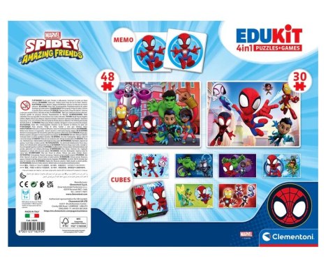 Zestaw Edukacyjny Puzzle Memo Klocki MARVEL SPIDEY Clementoni 18295 Clementoni